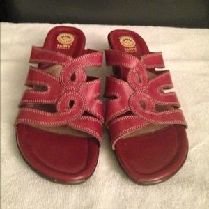 Preowned Earth spirit wedge sandals good condition